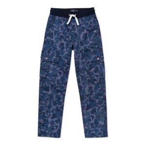 NEW Lucky Brand Elastic Waist Drawstring Pull On Pocket Twill Camouflage Pants